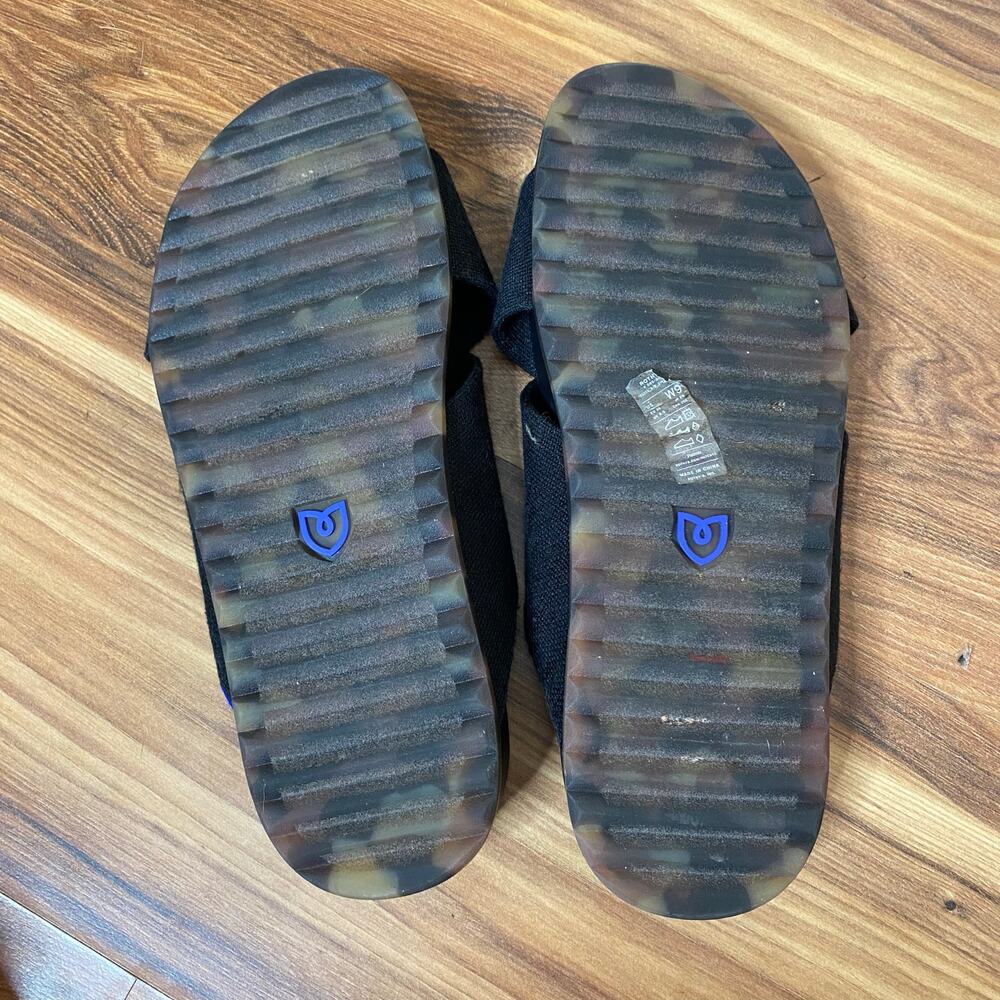 ROTHY’S The Weekend Slide Sandal In Black Size Womens 9 - Picture 8 of 10